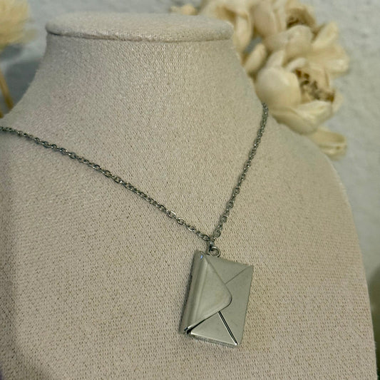 Colar carta - Silver